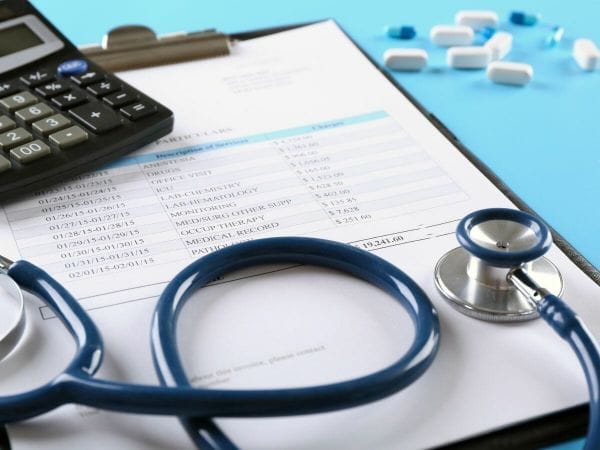 Medical bills and documents