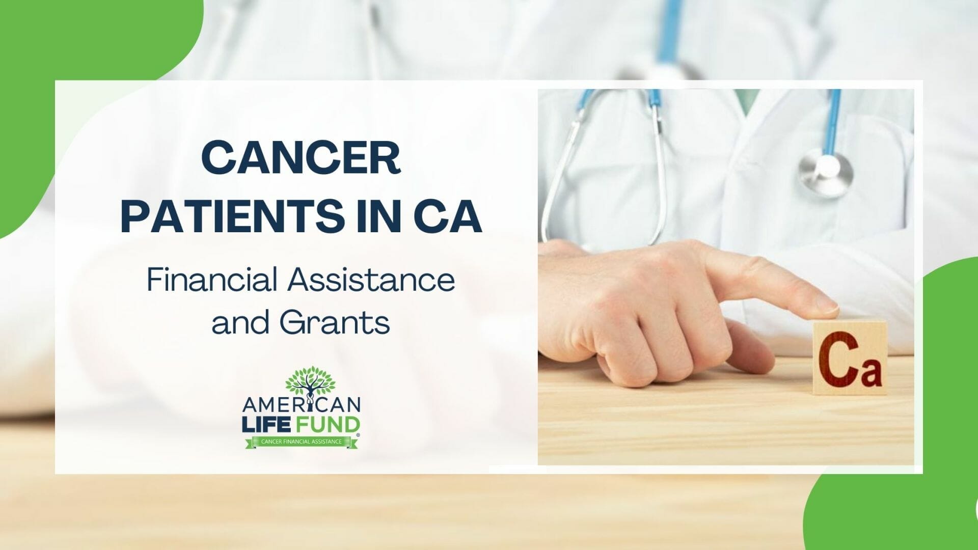 Financial Assistance For Cancer Patients In California