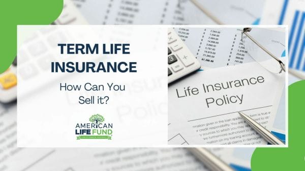 Blog feature image with a calculator, pen, calculator and a paper and a caption that says term life insurance